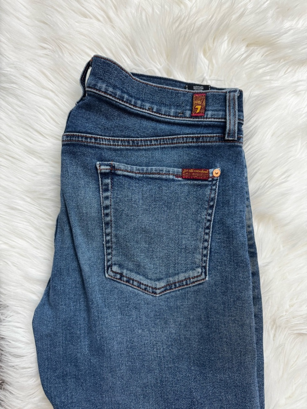 7 for all mankind dark wash jeans 34 - Picture 2 of 10